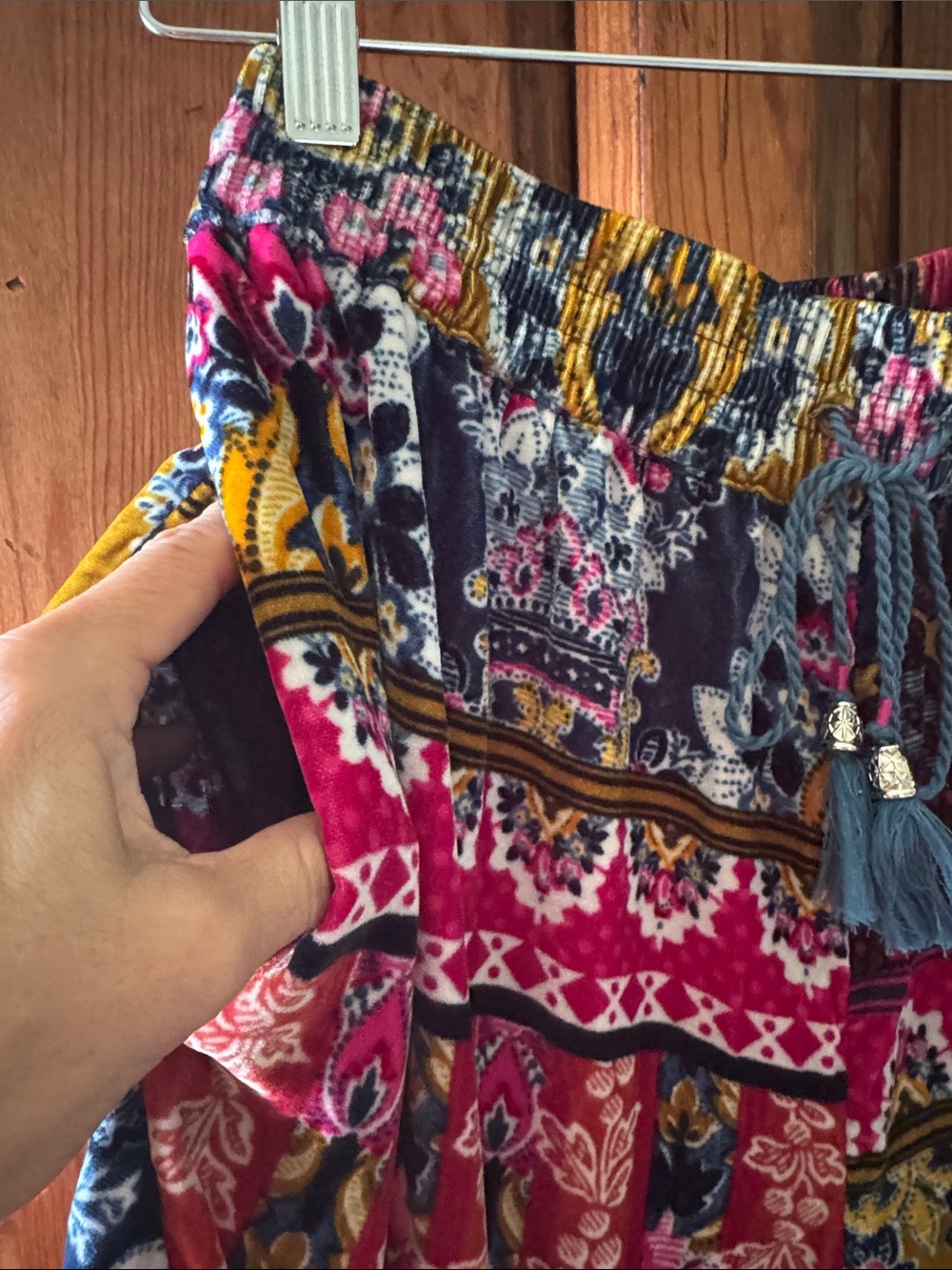 NWT BY ANTHROPOLOGIE MULTI COLOR BOHO PRINT HAREM PANTS SIZE S - Picture 6 of 15